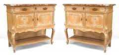 Pair of French Louis XV Bleached Sideboards - 2798955