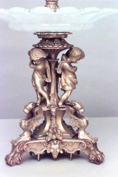 Pair of French Louis XV Bronze Dore 3 Tier Compotes - 4200946