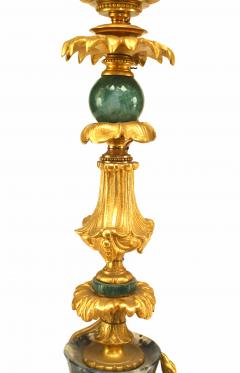 Pair of French Louis XV Bronze Dore Table Lamp - 1380204