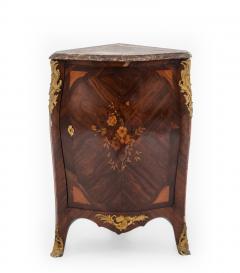 Pair of French Louis XV Corner Cabinets - 2797782