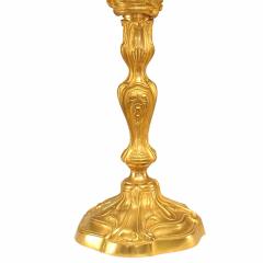 Pair of French Louis XV Gilt Bronze Candelabras - 4201403