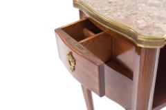 Pair of French Louis XV Marble End Tables - 4655509