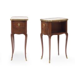 Pair of French Louis XV Marble End Tables - 4708504