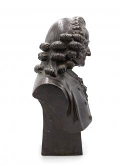 Pair of French Louis XV Metal Noblemen Busts - 4639638
