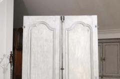 Pair of French Louis XV Period 1750s Painted Communication Doors with Hardware - 3509382