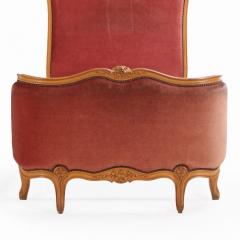 Pair of French Louis XV Style Carved Twin Beds C 1940 - 4244694