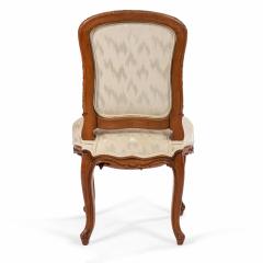 Pair of French Louis XV Walnut Side Chairs - 1418950