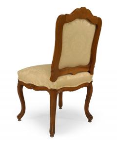 Pair of French Louis XV Walnut Side Chairs - 1419449