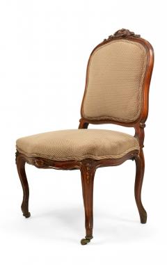 Pair of French Louis XV Walnut Side Chairs - 4661388