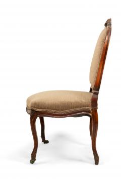 Pair of French Louis XV Walnut Side Chairs - 4661389