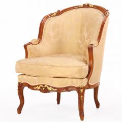 Pair of French Louis XV style Bergere Chairs C 1940  - 4601077