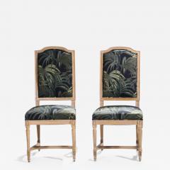 Pair of French Louis XV style chairs 1950s - 1679787