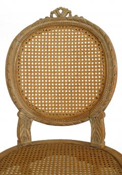 Pair of French Louis XVI Bleached Side Chairs - 4666362
