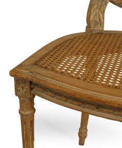 Pair of French Louis XVI Bleached Side Chairs - 4666363