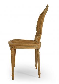 Pair of French Louis XVI Bleached Side Chairs - 4666365