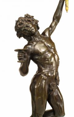 Pair of French Louis XVI Bronze Figural Candelabras - 4200937