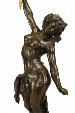 Pair of French Louis XVI Bronze Figural Candelabras - 4200938