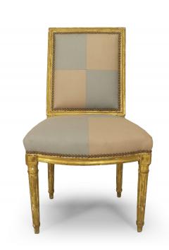 Pair of French Louis XVI Gilt Side Chairs - 1418982