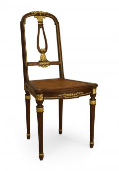Pair of French Louis XVI Mahogany Side Chairs - 4667542