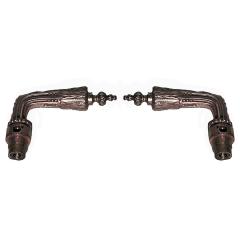 Pair of French Louis XVI Style Bronze Door Handles - 4717007