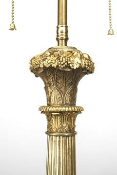 Pair of French Louis XVI Style Bronze Table Lamps - 1381479