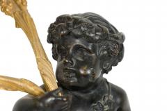 Pair of French Louis XVI Style Cupid and Satyr Candelabras - 4200377