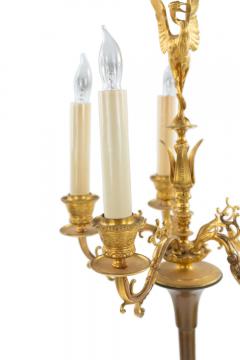 Pair of French Louis XVI Style Ormolu and Bronze Figural Candelabras - 4631900
