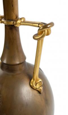 Pair of French Louis XVI Style Ormolu and Bronze Figural Candelabras - 4631901