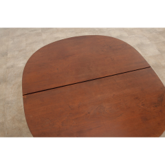 Pair of French Mahogany Demilune Table Ends - 3058944