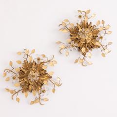 Pair of French Maison Bagu s Style Ceiling Lights or Wall Sconces - 3232207