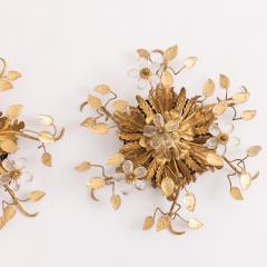 Pair of French Maison Bagu s Style Ceiling Lights or Wall Sconces - 3232209