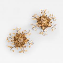 Pair of French Maison Bagu s Style Ceiling Lights or Wall Sconces - 3236143