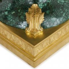 Pair of French Malachite and Gilt Bronze Vases - 1937790