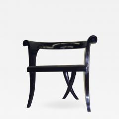 Pair of French Mid Century Lounge Chairs in the Modern Neoclassical Style - 1821723