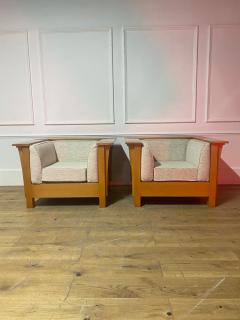 Pair of French Mid Century Modern Armchairs - 3179559