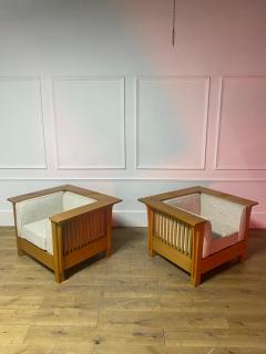 Pair of French Mid Century Modern Armchairs - 3179566