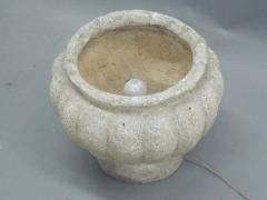 Pair of French Mid Century Modern Stone Table Lamps in the Form of Urns - 1759665