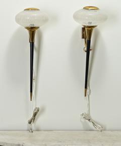 Pair of French Mid Century Sconces Table Lamp - 3616180