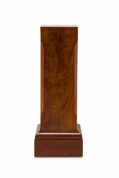 Pair of French Mid Century Square Wooden Column Pedestals - 4661899