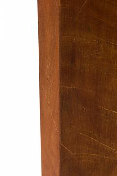 Pair of French Mid Century Square Wooden Column Pedestals - 4661904