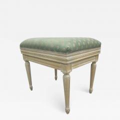 Pair of French Midcentury Louis XVI Style Cerused Oak Benches Stools - 1772656