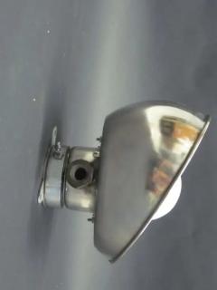 Pair of French Midcentury Marine Industrial Flush Mounts or Sconces - 4111339