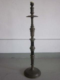 Pair of French Midcentury Neoclassical Candlestick Form Table Lamps 1930 - 1759673