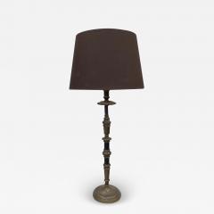 Pair of French Midcentury Neoclassical Candlestick Form Table Lamps 1930 - 1762317