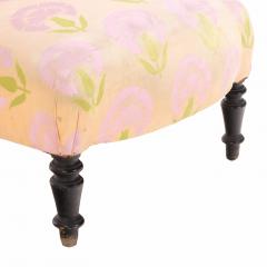 Pair of French Napoleon III Slipper Chairs C 1860  - 4480006