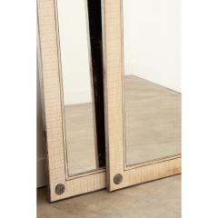 Pair of French Neoclassical Square Mirrors - 3234137