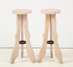 Pair of French Oak Stools - 1974347