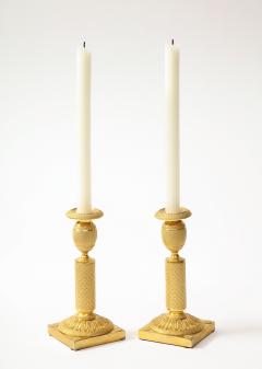 Pair of French Ormolu Candlesticks - 2733076
