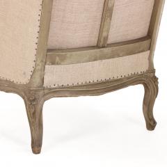 Pair of French Painted Berg res with New Upholstery C 1900 - 4636387