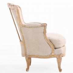 Pair of French Painted Berg res with New Upholstery C 1910 - 4648985